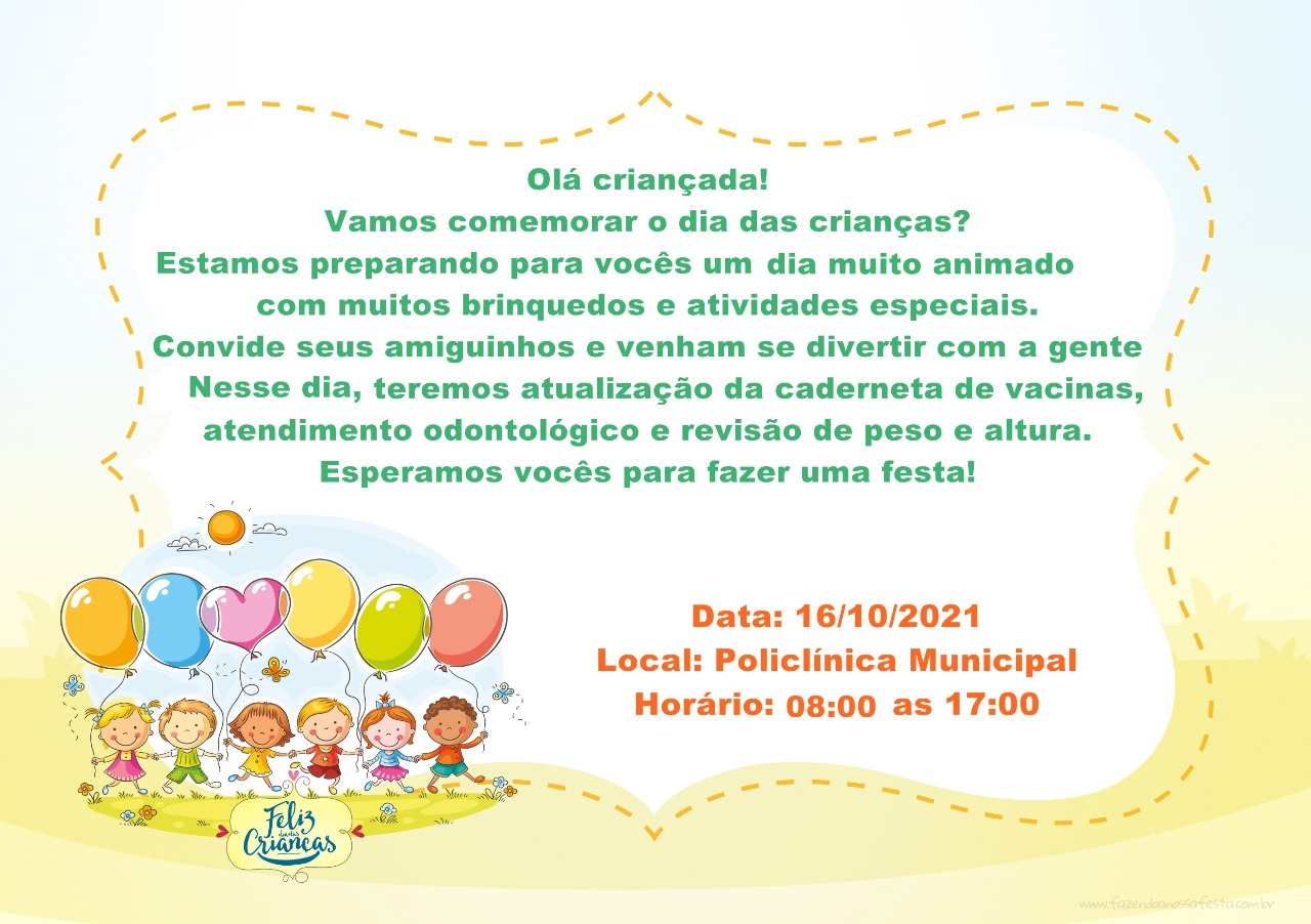 Saúde de Três Cachoeiras promove ação especial para as crianças neste sábado
