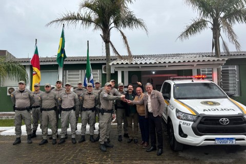 2º BPAT recebe nova viatura para reforçar o policiamento em Tramandaí