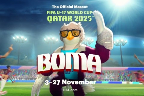BOMA™ será o mascote oficial da Copa do Mundo Sub-17 da FIFA Qatar 2025™