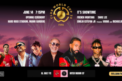 Música latina, ritmos de rap e orgulho do clube serão o centro das atenções na cerimônia de abertura da Copa do Mundo de Clubes da FIFA™.