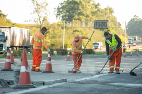 CCR ViaSul - Cronograma semanal de obras nos trechos concedidos - 14/04 a 20/04