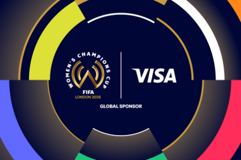 Visa é anunciada como patrocinadora mundial da Copa dos Campeões Feminina da FIFA 2026™