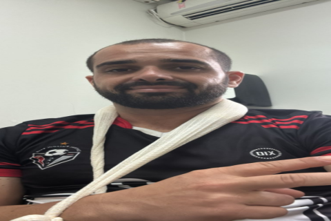 Vereador Lucas Abel sofre lesão em campo e é o primeiro a ser atendido por equipe de saúde com técnica de enfermagem em jogos municipais