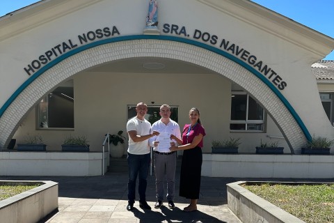 Morrinhos do Sul firma convênio com o Hospital Nossa Senhora dos Navegantes, em Torres