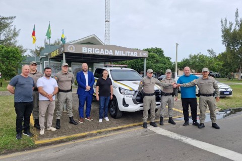 2º BPAT recebe nova viatura para reforçar o policiamento em Imbé