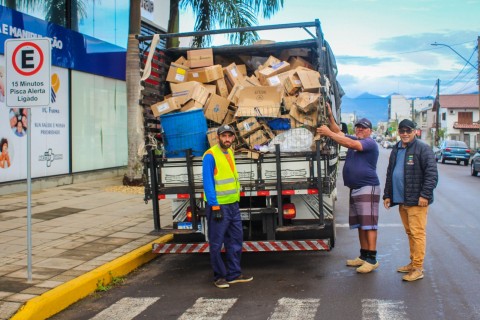 Coleta seletiva é reimplantada em Três Cachoeiras