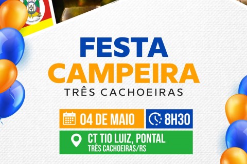 Três Cachoeiras celebra 37 anos com Festa Campeira no CT Tio Luiz