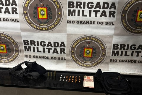 BM apreende menor com arma e drogas em Capão da Canoa