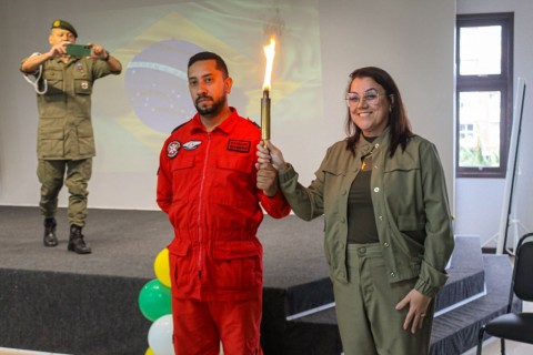 Três Cachoeiras recebe a 89ª Corrida do Fogo Simbólico da Pátria