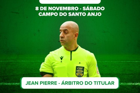 Ex-árbitro da FIFA apita a grande final em Três Cachoeiras