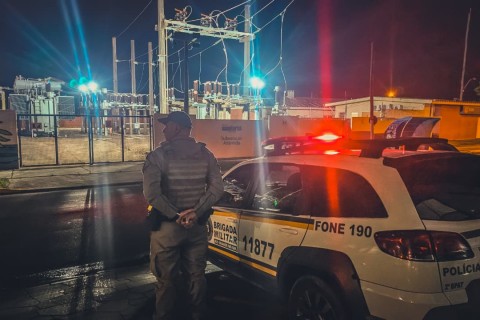 2º BPAT reforça policiamento em estações de luz da CEEE Equatorial para coibir furtos e garantir fornecimento de energia
